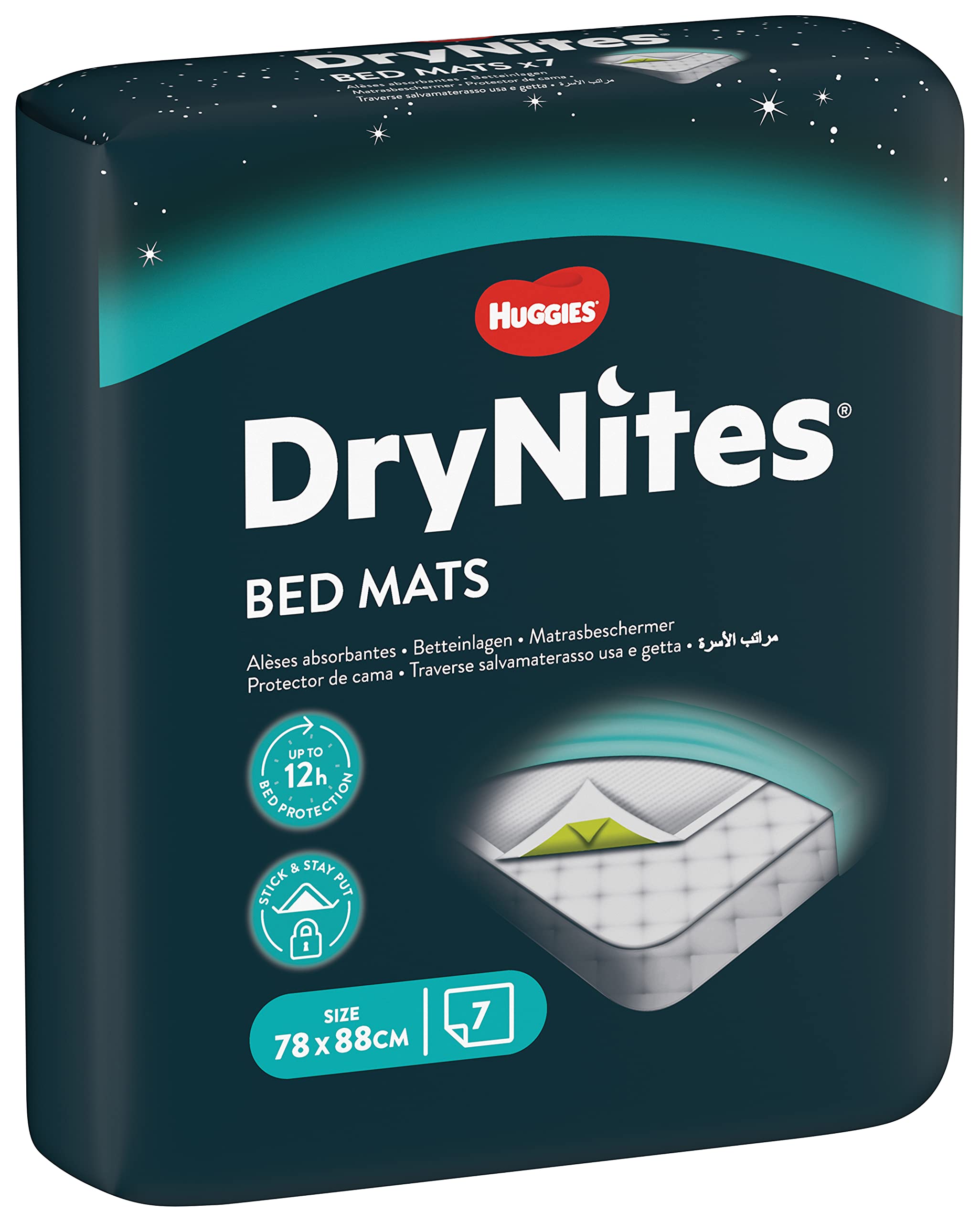 Huggies DryNites Bed Mats - 4 x Packs of 7 (28 Mats)