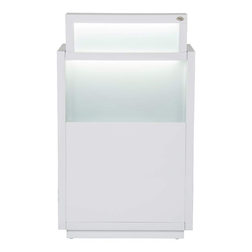 Beauty Salon Reception Desk All Purpose Reception Desk Reception Counter With Illumination Lights - Orsacchiotto -White