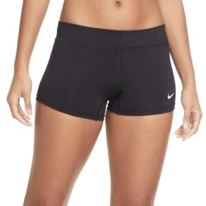 nike performance women's volleyball game shorts (x-large, black)