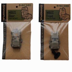 Magpul MBUS Sight Set GEN 2 Color Flat Dark Earth Front & Rear Included