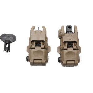 Magpul MBUS Sight Set GEN 2 Color Flat Dark Earth Front & Rear Included