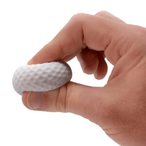 Short Flight Foam Practice Golf Balls - 4 Pack - Safe for Indoor Use