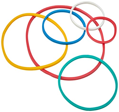 Just stationery Coloured Elastic Bands, Multi, 6224