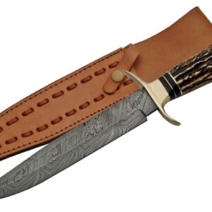 Szco Supplies Damascus Iron Maiden Hunting Knife