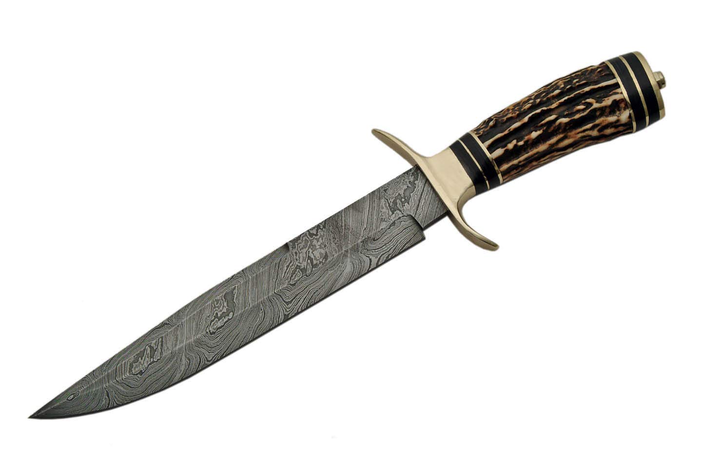 Szco Supplies Damascus Iron Maiden Hunting Knife