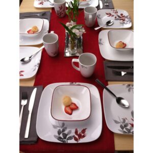 Corelle Square Kyoto Leaves 16-pc Set