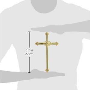 Cathedral Art Gold (Abbey & CA Gift) Wedding Cross, 8-Inch