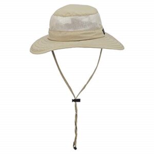 Dorfman Pacific Men's Bonnie Mesh Sides Hat, Khaki, XX-Large