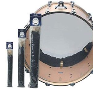 Remo Hardware Package, Bass Muffle Strip, Black, For 18" Diameter Drum