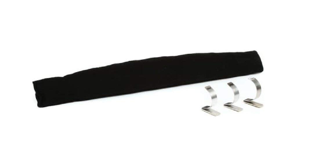 Remo Hardware Package, Bass Muffle Strip, Black, For 18" Diameter Drum