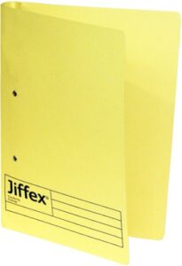 rexel jiffex foolscap transfer file - yellow (pack of 50)