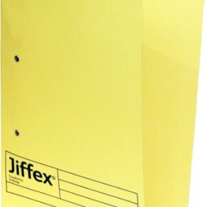 Rexel Jiffex Foolscap Transfer File - Yellow (Pack of 50)