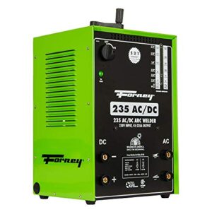 forney 235 ac/dc stick welder, arc welder,230-volt, 230/ 180 amp , green - 314