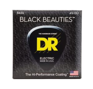 dr black beauties bass 5 strings 45-130