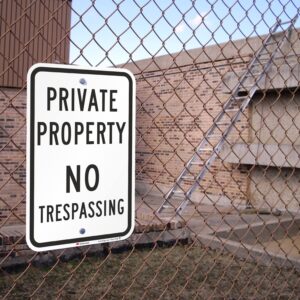 "Private Property - No Trespassing" Sign By SmartSign | 12" x 18" 3M Engineer Grade Reflective Aluminum