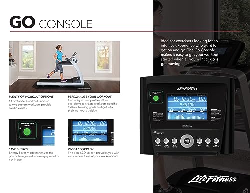 Life Fitness T3 Treadmill with Go Console