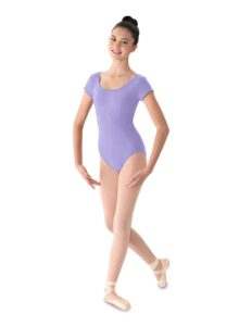 mirella women's princess seam cap sleeve dance leotard lilac small