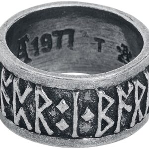 Alchemy Metal Wear Halloween Party Fashion Jewelry Runeband Ring Size Y/12