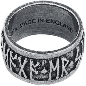 Alchemy Metal Wear Halloween Party Fashion Jewelry Runeband Ring Size Y/12