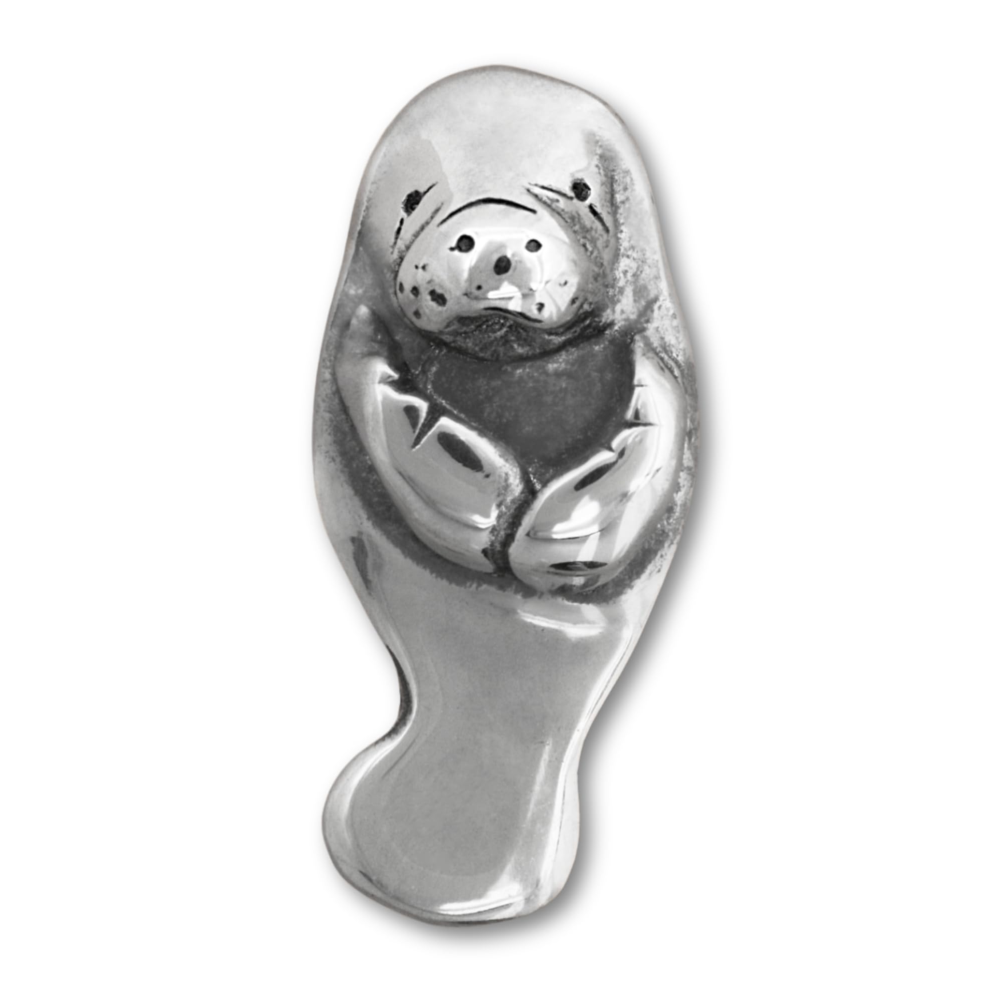 The Magic Zoo Manatee Sterling Silver Pendant – Handcrafted in the USA – Manatee Jewelry for Women