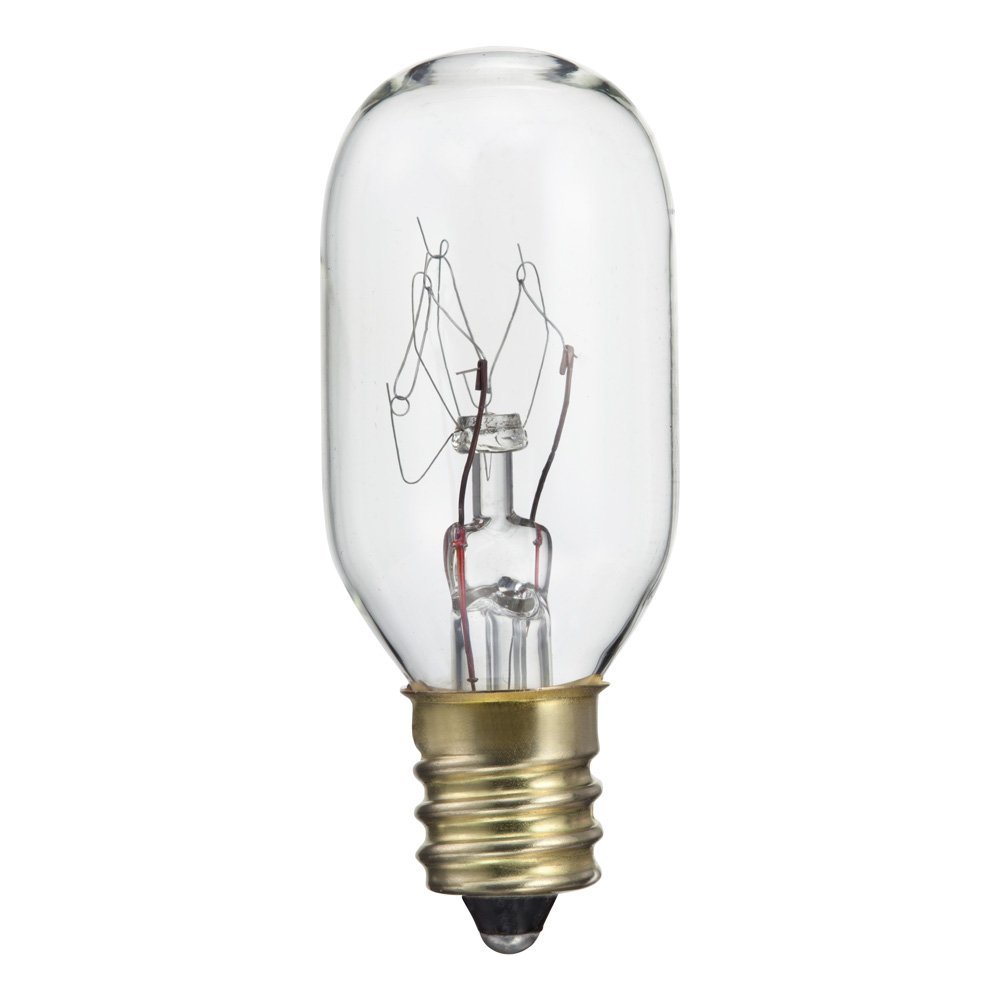 Philips 416123 Clear Appliance 15-Watt T7 Candelabra Base Light Bulb