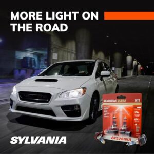 SYLVANIA - H11 SilverStar Ultra - High Performance Halogen Headlight Bulb, White, 2 Pack