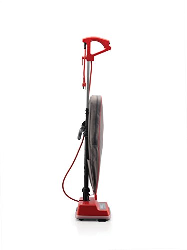 Oreck Commercial Professional Bagged Upright Vacuum Cleaner, for Carpets and Hard Floor, with High-Speed Double Helix Brush Roll, Scatter-Free Cleaning, U2000RB-1, Red/Gray