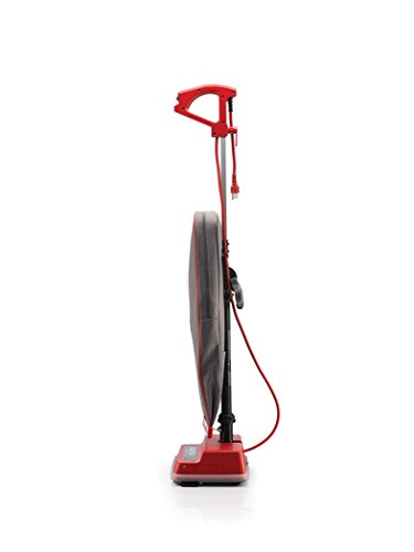 Oreck Commercial Professional Bagged Upright Vacuum Cleaner, for Carpets and Hard Floor, with High-Speed Double Helix Brush Roll, Scatter-Free Cleaning, U2000RB-1, Red/Gray