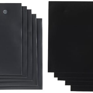 Ultra Pro 60ct Pro-Matte Black Small Deck Protectors, black, small