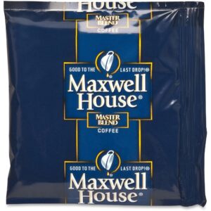 maxwell house coffee, regular ground, 1.1 oz pack, 42/carton