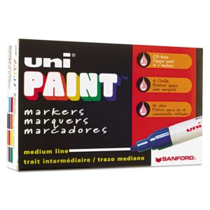 Sanford uni-Paint 63605 uni-Paint Marker Medium Point Yellow