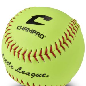 Champro Little League Poly Synthetic Cover, Red Set (Optic Yellow, 12-Inch)