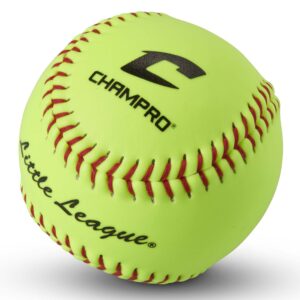 Champro Little League Poly Synthetic Cover, Red Set (Optic Yellow, 12-Inch)