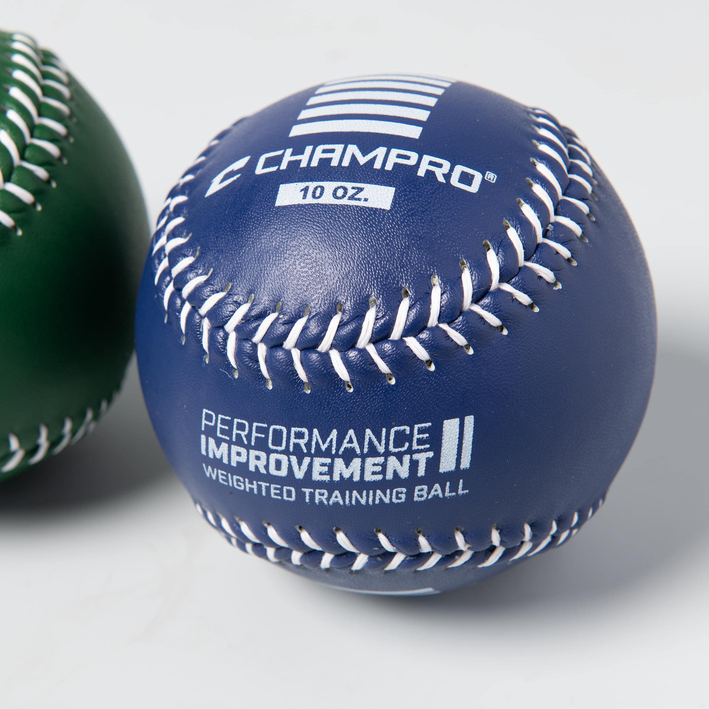 CHAMPRO Weighted Training Softball Set GREEN, BLUE ,12-Inch