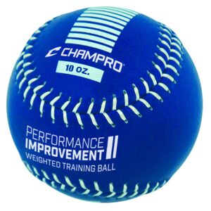 CHAMPRO Weighted Training Softball Set GREEN, BLUE ,12-Inch