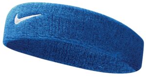 nike swoosh headband (royal blue/white, osfm)