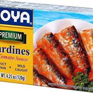 Goya Foods Sardines In Tomato Sauce, 4.25-Ounce (Pack of 25)