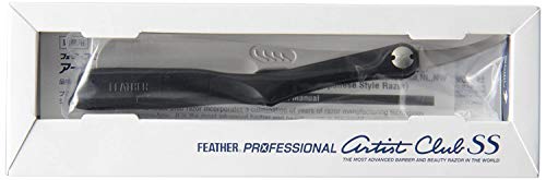 Feather Artist Club Black SS Folding Handle Razor