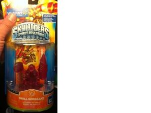 skylanders spyro's adventure: drill sergeant (clear red limited edition)