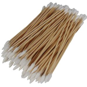 (Tapered and Regular Tip) Type-III 100pc Gun Cleaning 6 Inch Double Sided Cotton Swabs