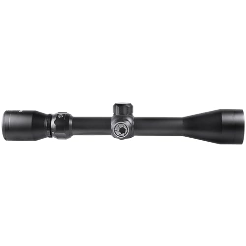 BARSKA CO11492 Colorado Rifle Scope 3-9x40 30/30 Reticle with Rings, Black