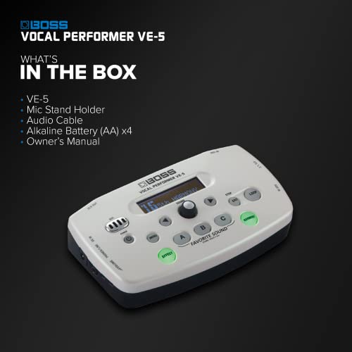 Boss VE-5 Vocal Performer Effect Processor (Red)