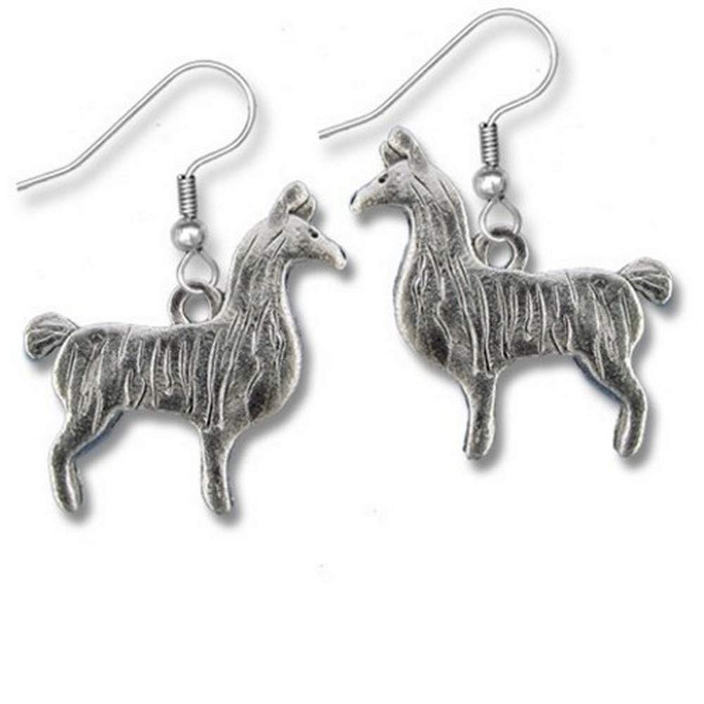 Pewter Llama Earrings by The Magic Zoo