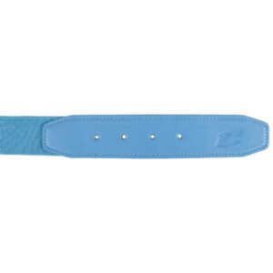 CHAMPRO Baseball Belt with Leather Tab, Light Blue, Adult