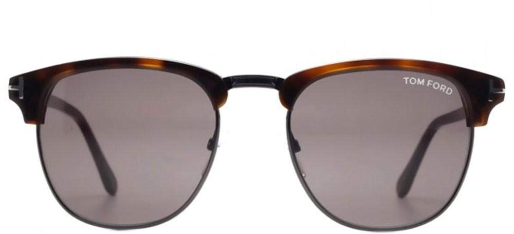 Tom Ford TF248 Henry 52A Dark Havana Clubmaster Style 51mm