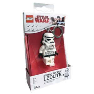 Lego Star Wars Stormtrooper Keychain Light - 3 Inch Tall Figure (KE12), Ages 6+, Includes 1 Keychain Light