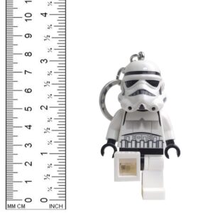 Lego Star Wars Stormtrooper Keychain Light - 3 Inch Tall Figure (KE12), Ages 6+, Includes 1 Keychain Light