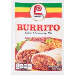 Lawry's Burrito Spices & Seasonings Mix, 1.5 oz