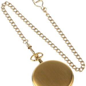 Charles-Hubert, Paris 3939 Classic Collection Gold Plated Brass Pocket Watch