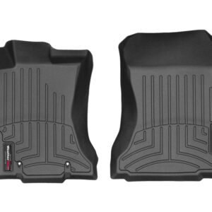 WeatherTech Custom Fit FloorLiners for Subaru Crosstrek, Impreza, XV Crosstrek, WRX, WRX STi - 1st Row (444391), Black